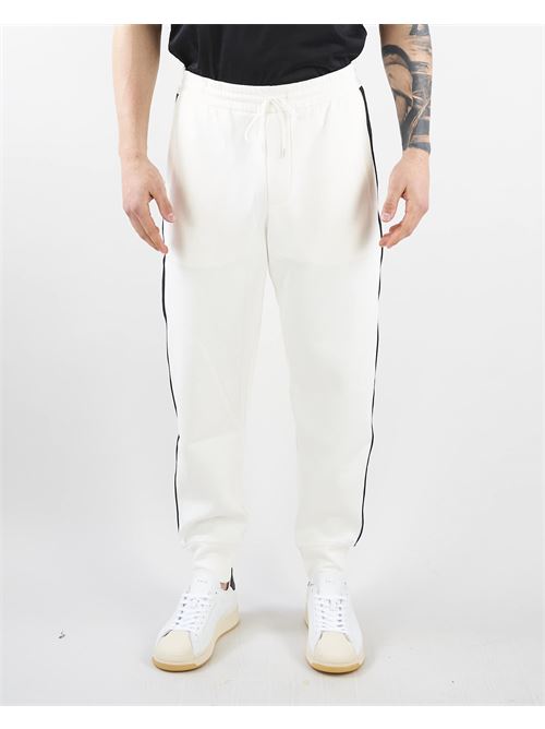 Pantaloni jogger in double jersey con tape logo Emporio Armani EMPORIO ARMANI | Pantalone | 3R1PCG1JHSZ101